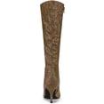 thumbnail image 3 of Unique Bargains Women's Pointy Toe Sparkle Glitter Stiletto Heel Knee High Boots, 3 of 6