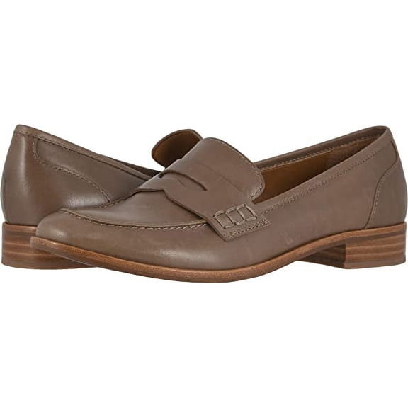 Sarto by Franco Sarto Women's Jolette Penny Loafer, Dark Putty, Size US 8 M