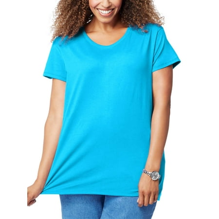 Just My Size - Women's Plus-Size Short Sleeve Tee - Walmart.com