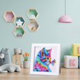 thumbnail image 4 of Pintura de Diamante de Dinosaurios, Gato Infantil, 18 x 18 cm, Kit Completo de Bordado de Diamante 5D DIY con Marco de Madera, Pintura de Diamante para niños, niñas, Adultos, Pintura de Diamante, 4 of 4