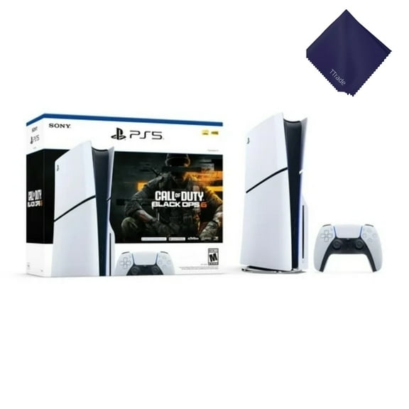 New TTrade Sony PlayStation_5 Slim (Disc Version) with Call of Duty: Black Ops 6 – Next-Gen Gaming Console Bundle