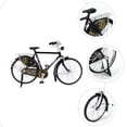 thumbnail image 3 of EeaseMX Manualidades de modelado de bicicletas en miniatura. Figura de bicicleta antigua. Adorno para el escritorio del hogar., 3 of 8