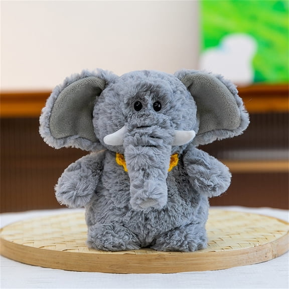 6.3 Inch Cute Elephant Plush Stuffed Animal Doll , Adorable Companion Gift for Birthdays Holidays Easter Gifts Valentines Day Gifts, A