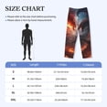 thumbnail image 4 of Pofeuu Fire Sky Dragon Print Men's Pajama Pants, Soft Lounge Pajama Pants with big pockets for Men Plaid Pj Bottoms-XX-Large, 4 of 6