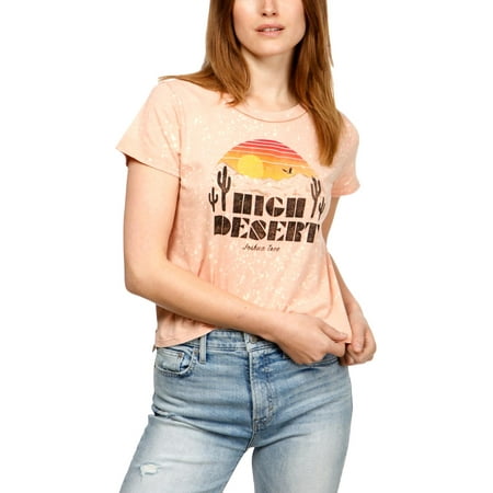 Lucky Brand Womens High Desert Cotton Pullover Graphic T-Shirt