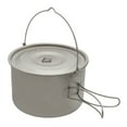 thumbnail image 1 of Pot 1,8 L/3 L Ultraléger Suspendu avec Couvercle et Poignée Pliable Camping Randonnée Backpacking Pique-Nique, 1 of 7
