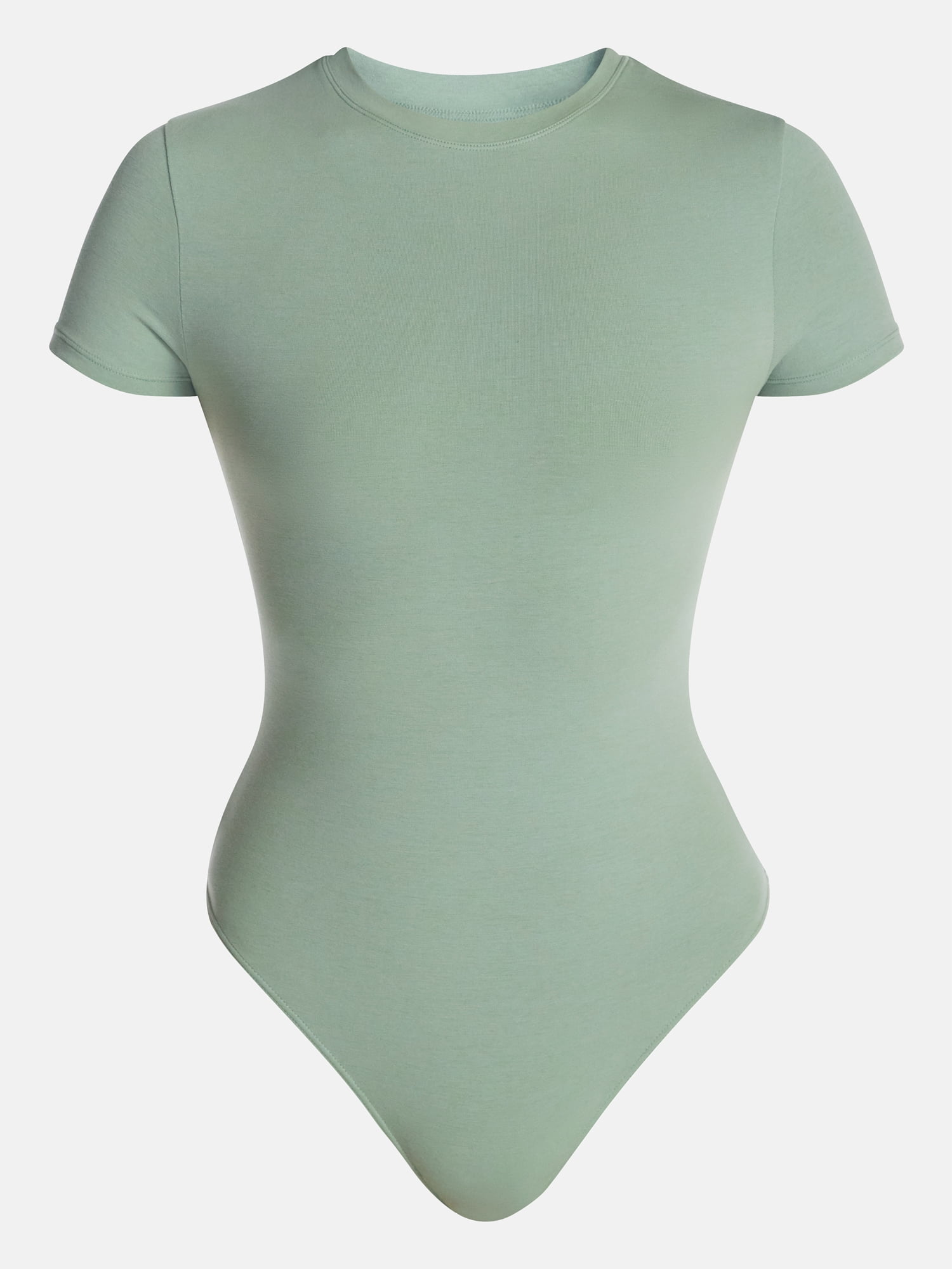 No Boundaries Cotton Stretch Jersey T-Shirt Bodysuit, Women’s XS-3XL