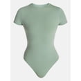 thumbnail image 5 of No Boundaries Cotton Stretch Jersey T-Shirt Bodysuit, Women’s XS-3XL, 5 of 5