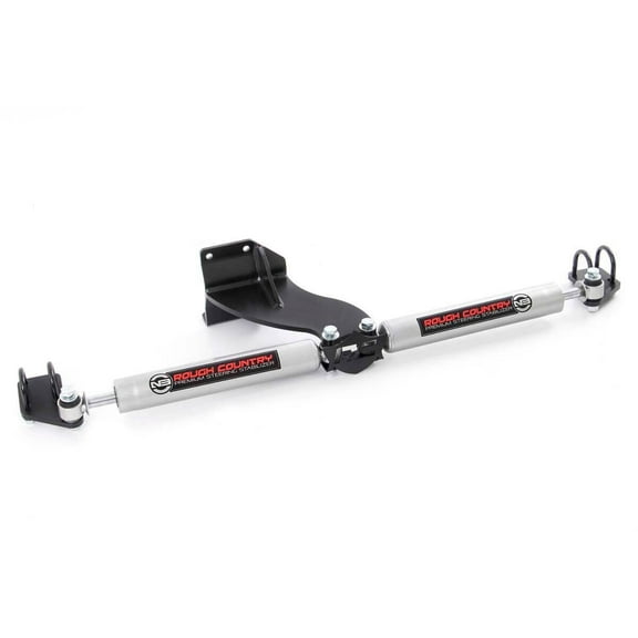 Rough Country N3 Dual Steering Stabilizer (fits) 2014-2020 Ram Truck 2500 3500 4WD | 2.5"   of Lift | Damper | 8749430