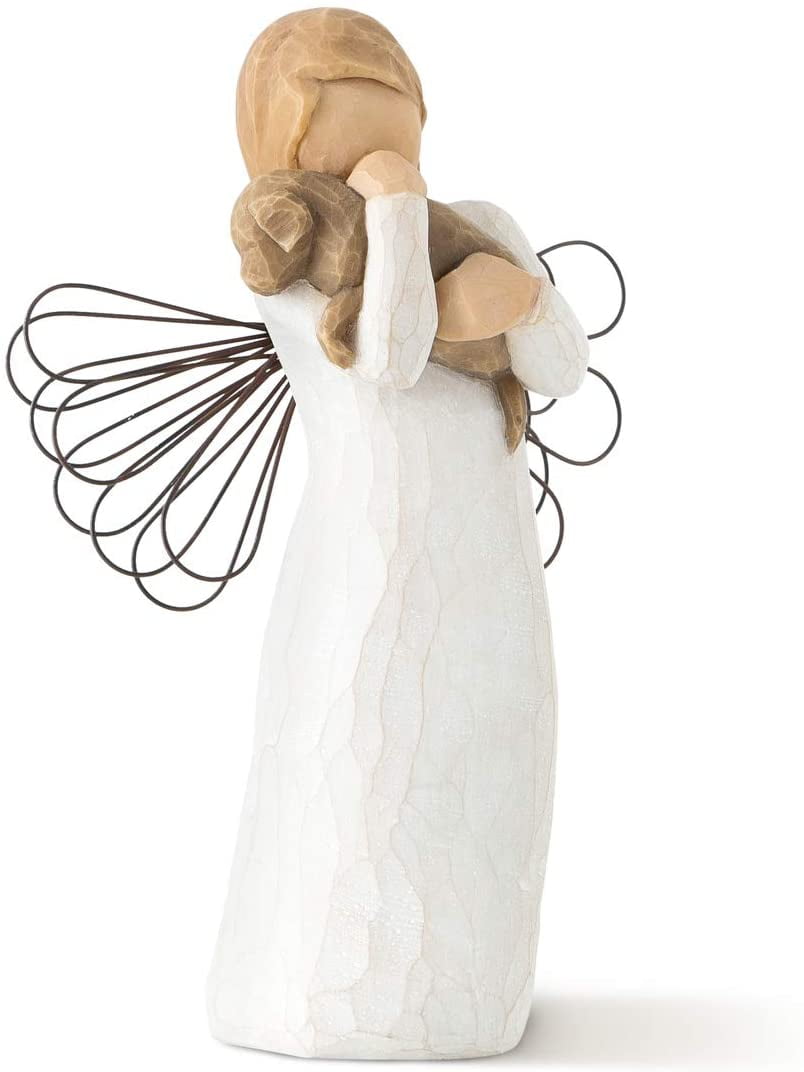 Willow Tree Good Health Figurine Hand-Painted Angel Ornament with Wire Wings 