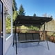 thumbnail image 2 of Balancín de Jardín Costway 3 Plazas con Techo Columpio de Metal Negro, 2 of 10