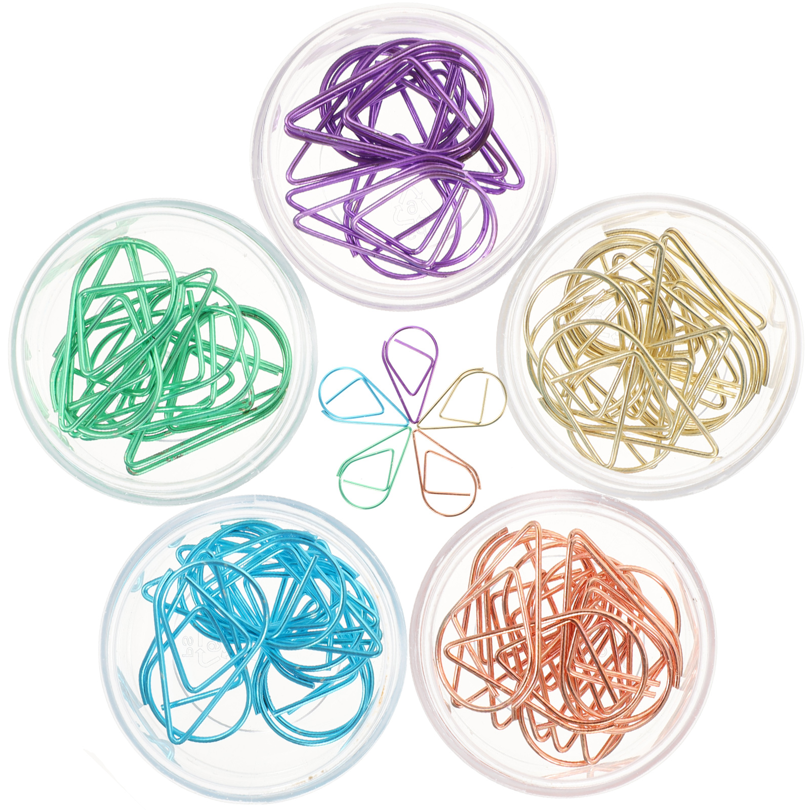 50pcs Creative Paper Clips Hollowout Paper Clips Adorable Paper Clips