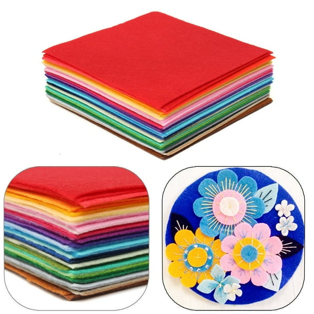 Superise felt fabric sheets 40pcs felt fabric sheets patchwork sewing diy craft 11.8 x 7.8 these felt fabric sheets, which are made of pressed polyester fibers and come in a broad range of. 40 colors felt sheets diy craft supplies polyester wool blend fabric