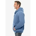 thumbnail image 3 of Kingsize Men's Big & Tall Fleece Zip-front Hoodie Jacket, 3 of 4