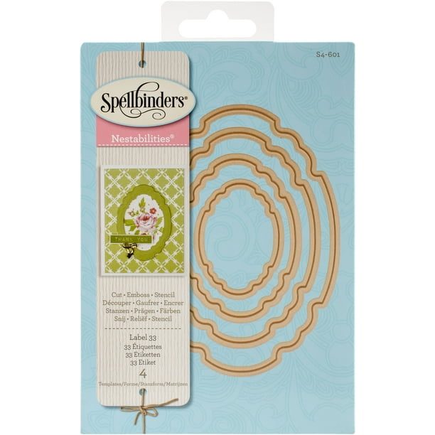 Spellbinders Nestabilities Dies By Stacey Caron Label 33 - Walmart.com ...