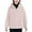 White, variant on Sherpa Jacket Women Winter Lined Warm Full Zip Up Hoodies Solid Sweatshirts Pink XXL