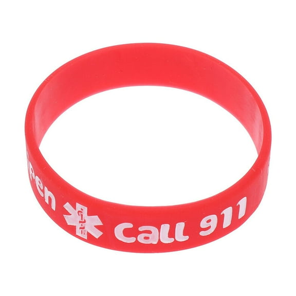 4 Pcs Bracelet PVC Kid Bracelets Girls Wristband Prevent Allergy Red Toddler Child