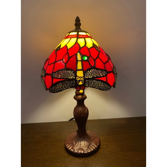 Jarri Lights Tiffany Lamp, Leadglass Lamp, Stained Glass Shade