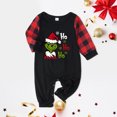 thumbnail image 4 of Pijamas Navideñas Conjunto de pijama navideño a juego de 2 piezas Conjunto de ropa de estar cómoda Kuymtek Rojo*T 18/24 M*Bebé Única para Unisex, 4 of 6