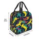 thumbnail image 3 of Easygdp Colorful Sharks Bolsa Térmica Premium - Tela Oxford Impermeable, Gran Capacidad, Bolsillo Frontal, Unisex para Trabajo, Escuela, Actividades al Aire Libre y Picnics, 3 of 8