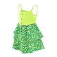 thumbnail image 2 of Unique Baby Girls St Patricks Day Lucky Tank Dress (4Y, Green), 2 of 5