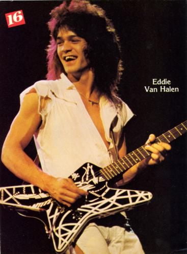 Eddie Van Halen Poster Metal Sign 8in X 12in Art Print On Metal 8x12 Walmart Com Walmart Com