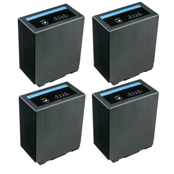 Kastar 4-Pack CGA-D54Pro Battery Replacement for Panasonic AG-DVX102 AG-DVX102A AG-DVX102B, AG-HPX170, AG-HPX171, AG-HPX250 AG-HPX250EN AG-HPX250P AG-HPX250PJ, AG-HPX255 AG-HPX255P AG-HPX255EJ Camera