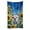 American Bulldog 6006, variant on German Wirehaired Pointer in Sunflowers Kitchen Towel 15 in x 25 in