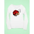 thumbnail image 3 of Smiling Ladybug Long Sleeve Toddler -Image by Shutterstock,  5 Toddler, 3 of 4
