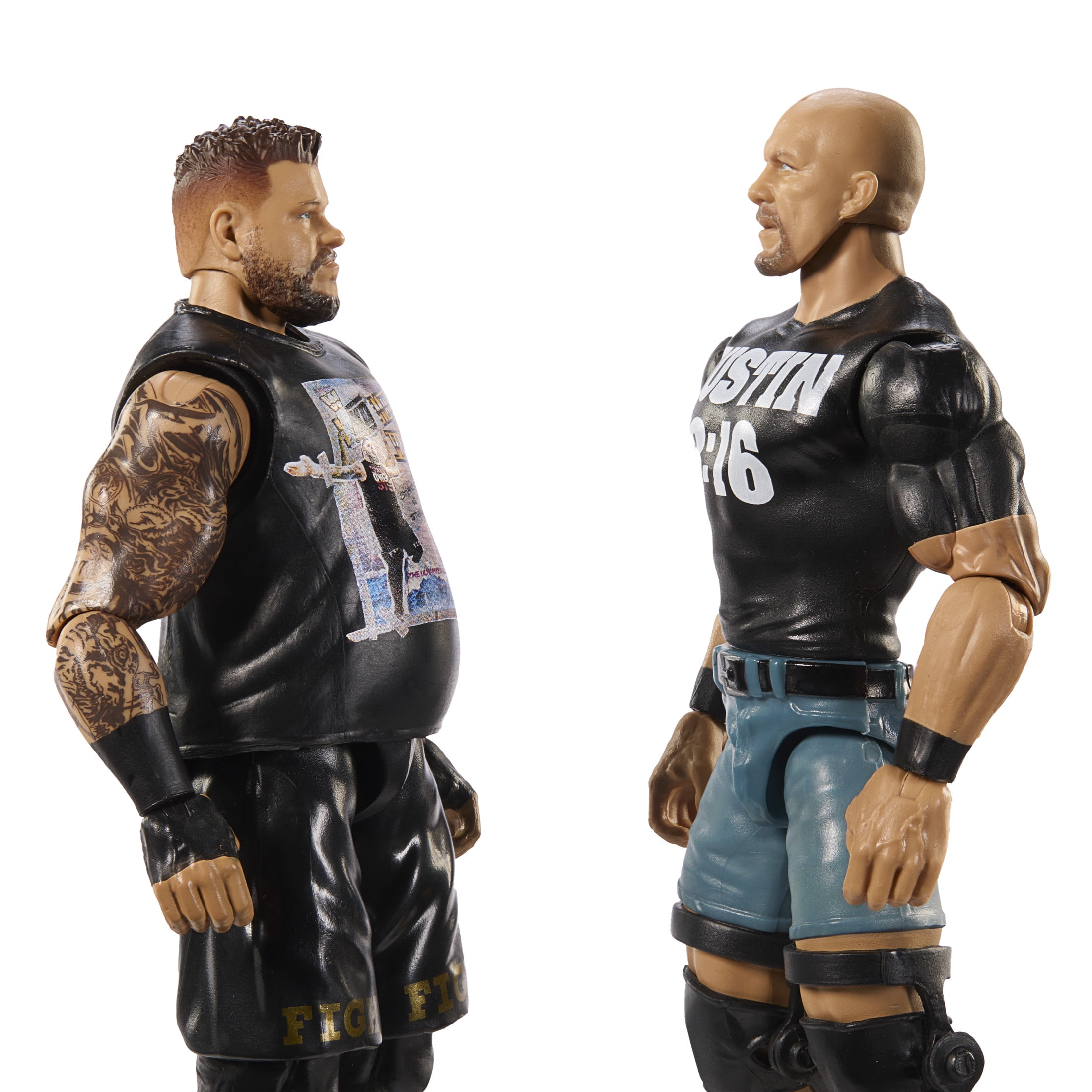 WWE Main Event Championship Showdown “Stone Cold” Steve Austin vs Kevin Owens Figures Set, Series #20