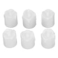 thumbnail image 4 of 6-Pack LED Candle Lights - Simulated Flickering Tea Lights for Romantic Weddings and Corridors, 4 of 8