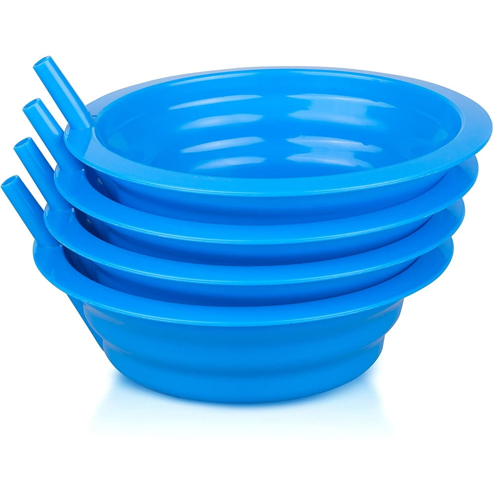 Cibi Cereal Bowls with Straws For Kids BPAFree 22 Ounce SipaBowl Microwaveable and