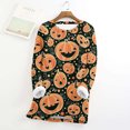 thumbnail image 1 of Going Out Tops Women's Large Loose Raglan Top Thickened And Velvet Lamb Wool Warm Underlay Fall Shirts on Clearance, 1 of 4