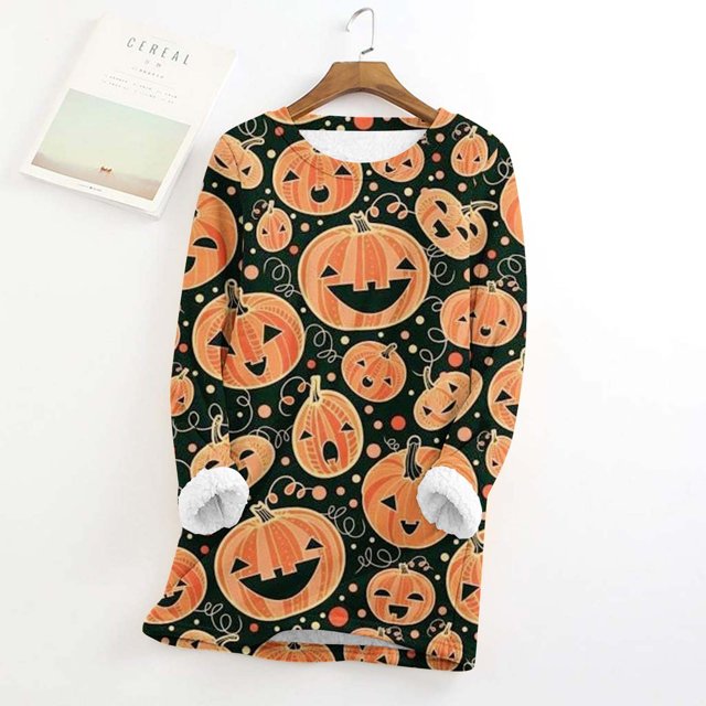 Going Out Tops Women's Large Loose Raglan Top Thickened And Velvet Lamb Wool Warm Underlay Fall Shirts on Clearance
