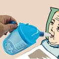 thumbnail image 1 of Vaso de Paja Multiusos shamjiam 350ml Azul biberón, 1 of 9