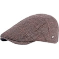 thumbnail image 6 of CoCopeaunts Newsboy Hat Autumn Winter Hat Men Women Plaid Ivy Cap Male Female Artist Painter Beret Hat Adjusted Cabbie Hat, 6 of 7