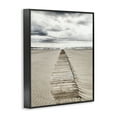 thumbnail image 4 of Stupell Industries Sand Covered Boardwalk Landscape Photography Black Framed Art Print Wall Art, 16 x 20, 4 of 10