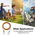 thumbnail image 5 of Pet Heavy Duty Reflective Dog Leash Lead Runner For Dogs Blue 5mm Wide, 5 of 5