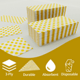 thumbnail image 2 of DYLIVeS 50 Count Disposable Paper Dinner Napkins Yellow Napkins Buffalo plaid Napkins Disposable Towels White and Yellow Checkered Guest Napkins Gingham Napkins, 2 of 7