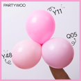 thumbnail image 4 of Kit de 100 globos rosas PartyWoo de varios tamaños, 4 of 7