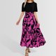 thumbnail image 1 of WILLBEST Vestidos de Verano para Mujer 2025, Vestido Largo Cruzado de Manga Corta con Estampado Floral, Vestido de Línea A con Volantes y Retazos 989 Mediana, 1 of 3