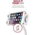 thumbnail image 2 of Macally Gooseneck Tablet Holder for Bed, Desk, Stroller, Bike, Airplane - Perfect as Cell Phone Clip Mount, Tablet Clamp Mount, iPhone Holder, or iPad Holder - Easy to Use and Universal Compatibility, 2 of 8