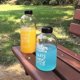 thumbnail image 3 of Portable Glass Water Bottle Transparent Letter Print Cup For Sports Outdoor, 3 of 5