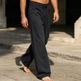 thumbnail image 3 of HOMADLES Men's Loose Fit Jeans Straight Leg Stretch Soft Casual Pants Side Pocket Fashion Pants Dark Gray Size 2XL, 3 of 6