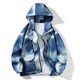 thumbnail image 3 of Chaqueta con cremallera Tie-Dye para hombre, chaquetas a rayas con bloques de Color Hip Hop a la moda, prendas de vestir de primavera 2024 con bolsillos, abrigos deportivos, 3 of 5