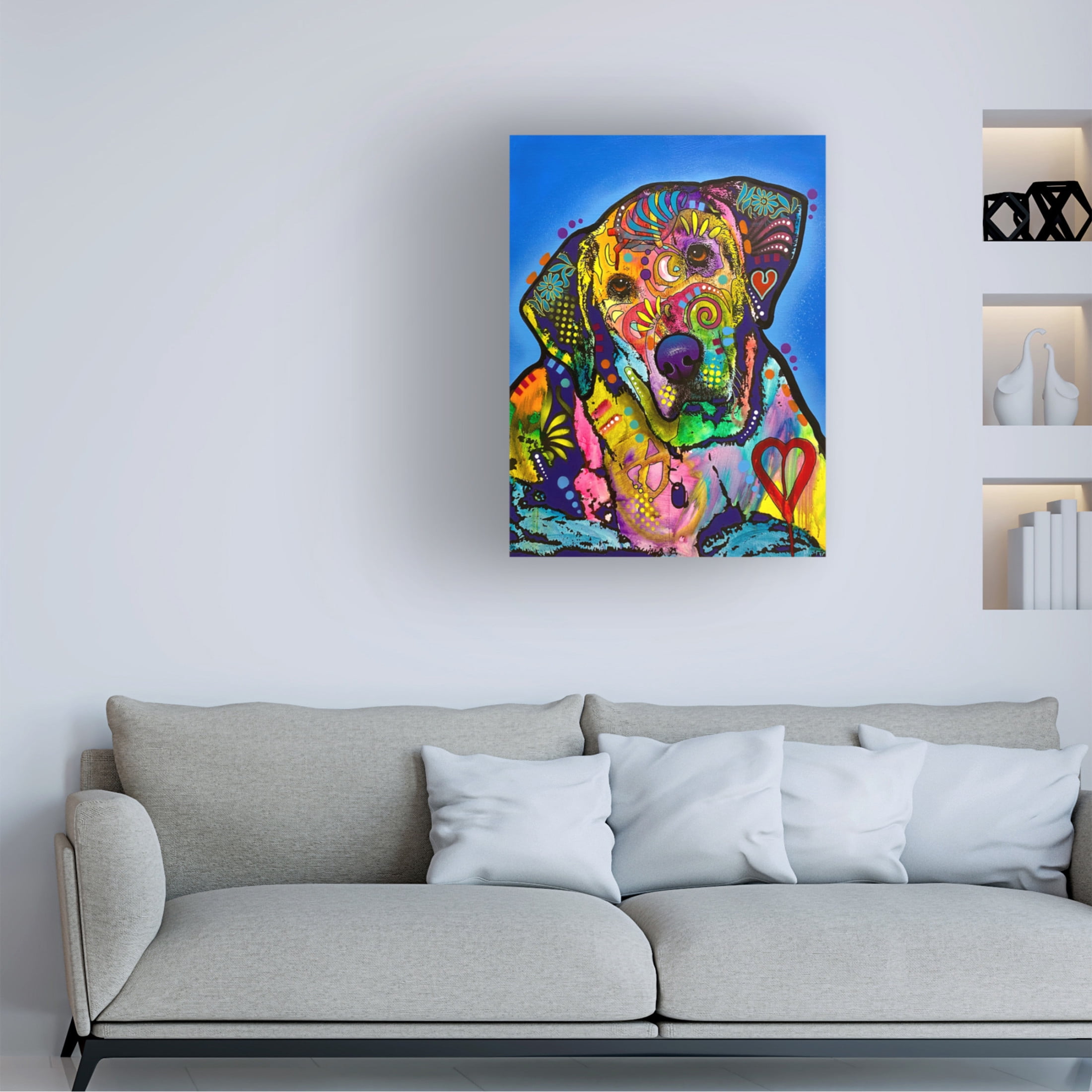 Canvas Wall Art - Dean Russo 'Got Any Snacks' Wall Art for Living Room, Bedroom, or Office Décor by Trademark Fine Art - 24 x 32 Inches