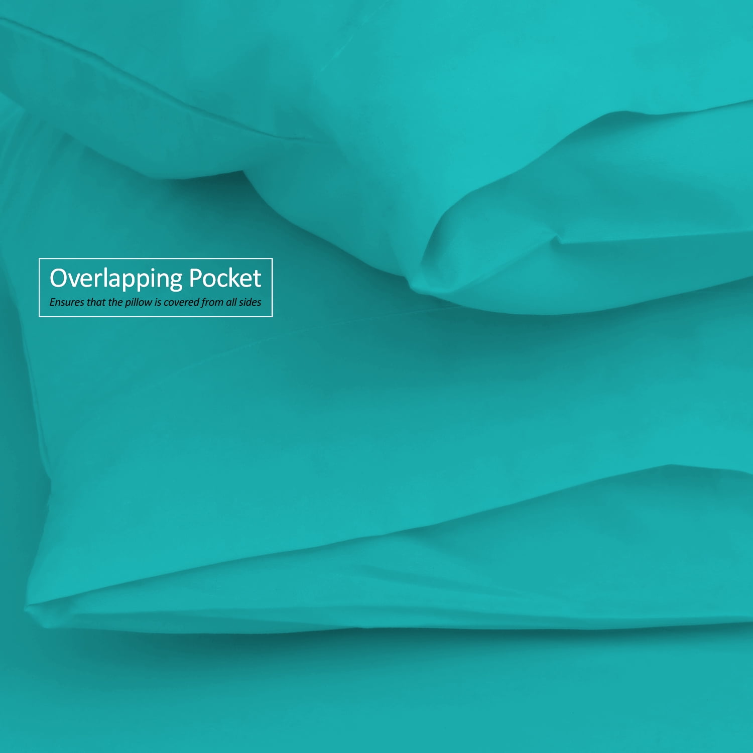 Extra Deep Pocket 4 Piece Bed Sheet Set – Super Deep Fitted Sheet Fits Mattress from 18-24 inces Depth – Double Brushed Microfiber Sheets with 2 Pillow Cases, Twin XL, Teal
