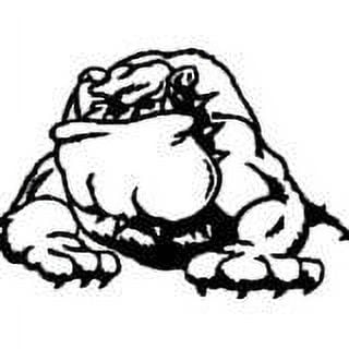 Do It Yourself Wall Decal Sticker Bulldog Animal Kids Boys Bedroom