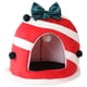 thumbnail image 4 of Cama cueva-nido navideña GOOHOCHY para gatos, ideal para gatitos, perros pequeños o conejos., 4 of 8