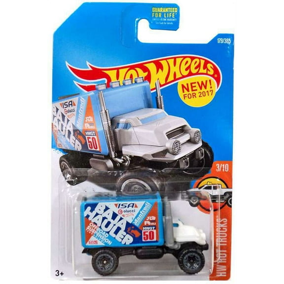 Hot Wheels HW Hot Trucks Baja Hauler Die-Cast Car